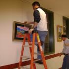 Hanging an exhibit